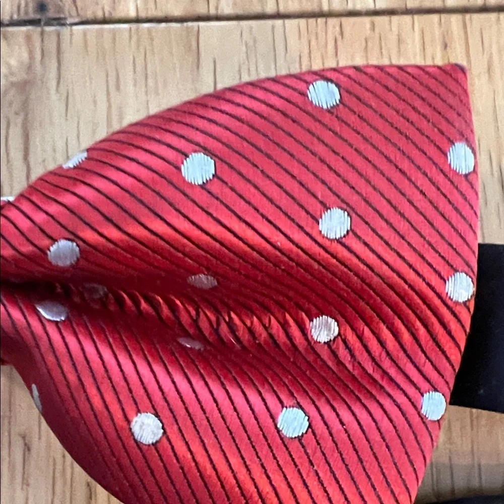 Set of Three Kids Bow Ties Clip On - Striped and Polka Dot
